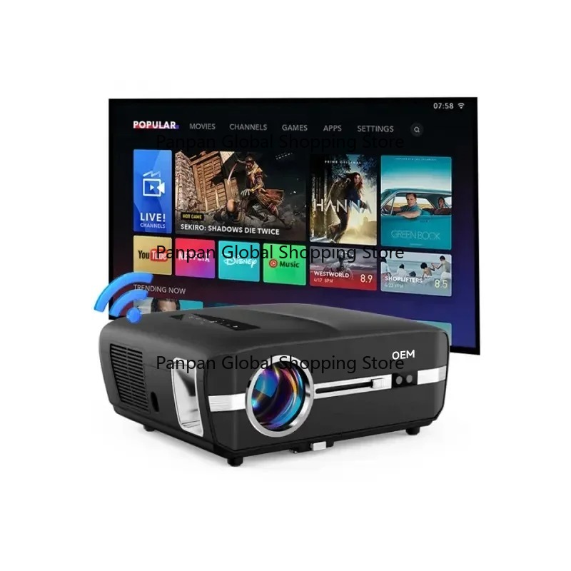 Home Cinema Night - Layar Proyektor LED Mini Portabel dan
