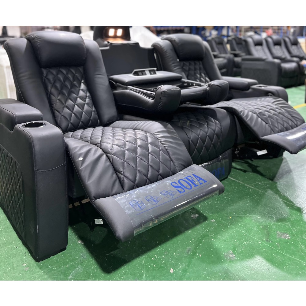Home Cinema Sofa - Set Sofa Recliner Elektrik Ruang Tamu