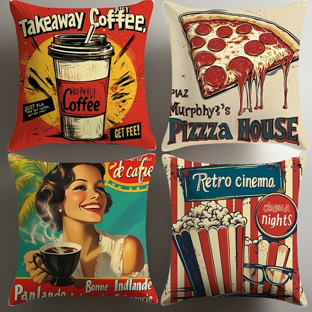 Home Cinema Inspiration - Sarung bantal berbahan bulu pendek yang