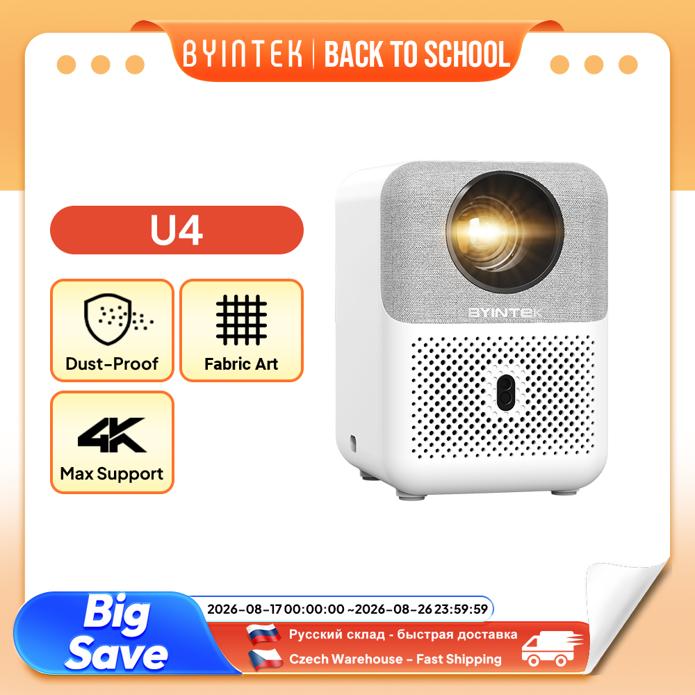 Home Cinema Night - Proyektor Mini BYINTEK Full HD U4