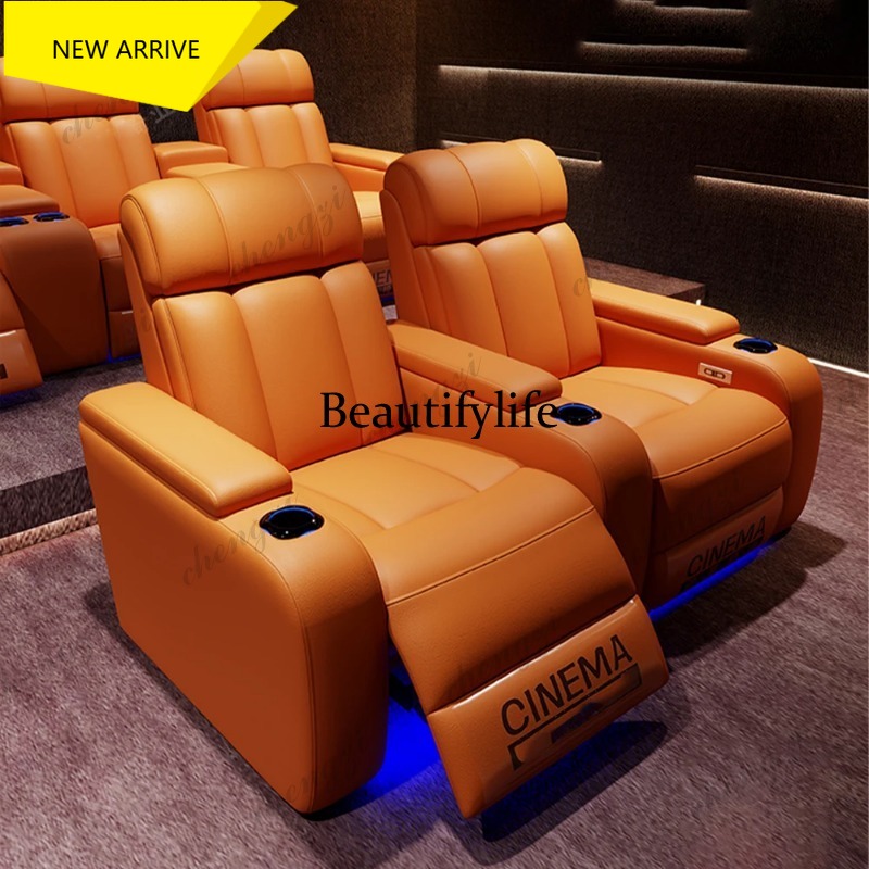 Home Cinema Chairs - Kursi Bioskop Elektrik Kulit Asli Mewah