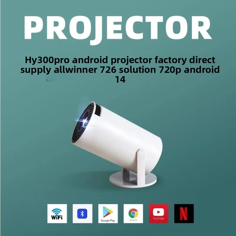 Home Cinema Projector 4K - Proyektor Portabel HY300Pro 4K HD Bluetooth