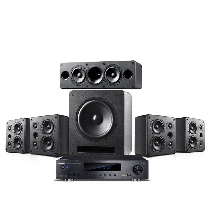 Home Cinema Speaker System - Kit Audio Home Theatre H5 Baru,