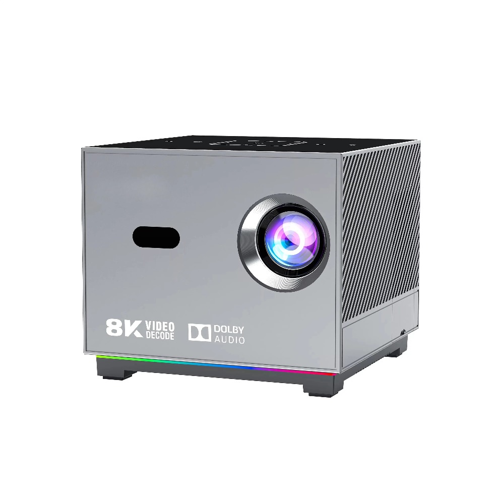 Home Cinema Speaker System - Proyektor Mini LED, Sistem Android 9,