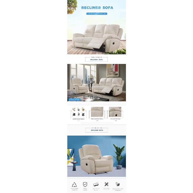 Sofa Recliner Modern untuk Hom - Home Cinema Sofa ulasan dan harga