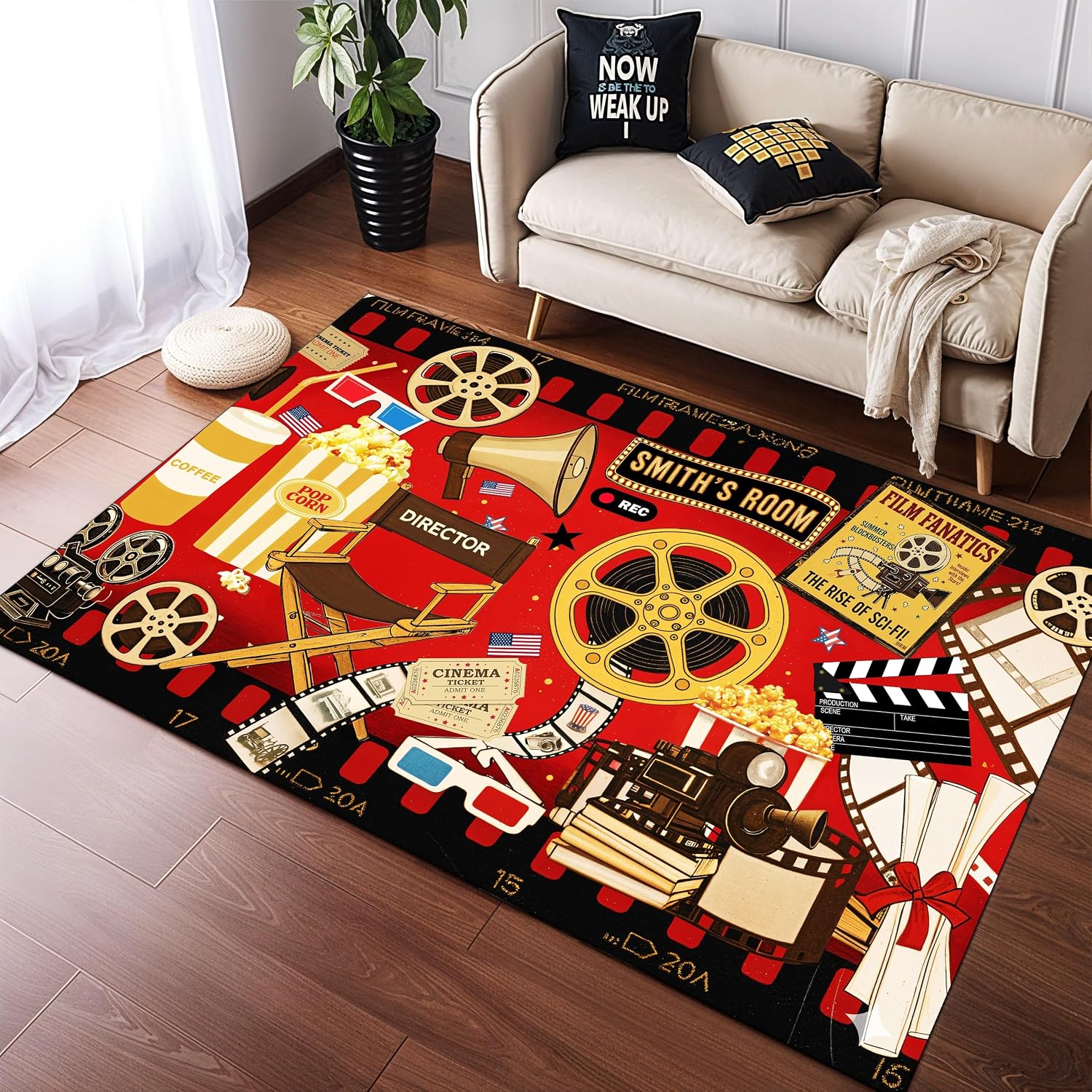 Karpet Tema Bioskop Nama Kusto - Home Cinema Night ulasan dan harga