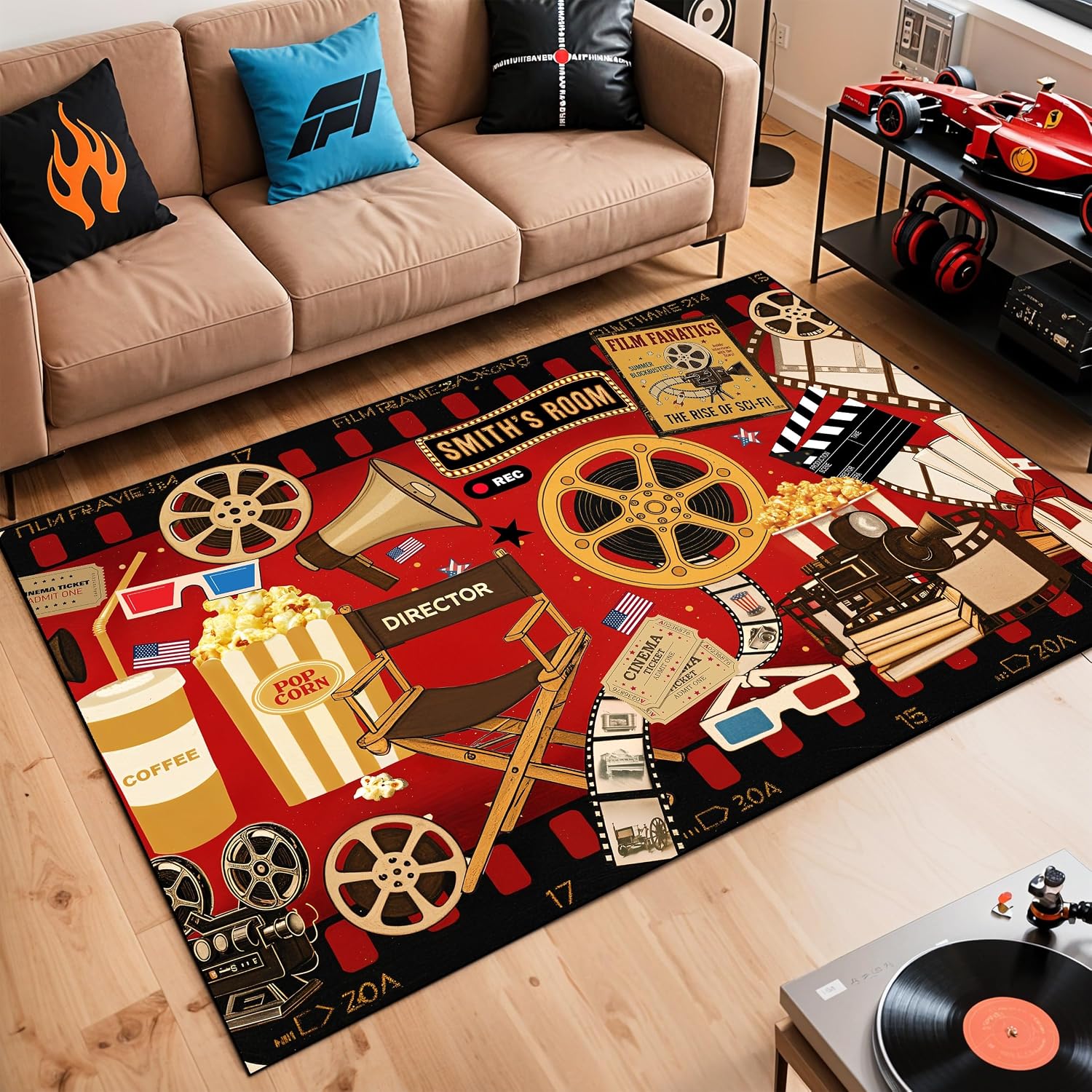 Karpet Tema Bioskop Nama Kusto - Home Cinema Night ulasan dan harga