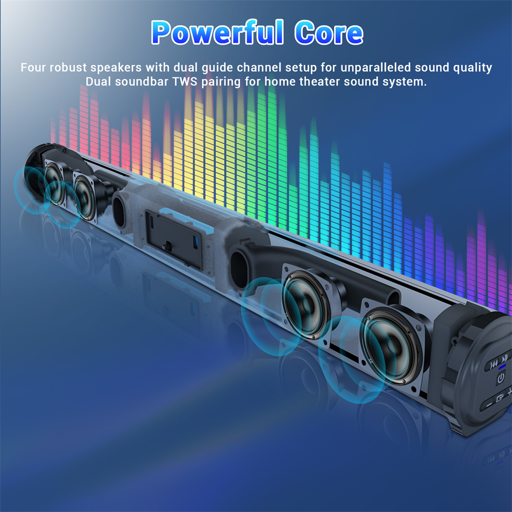 Speaker rumah portabel, penger - Home Cinema With Wireless Rear Speakers ulasan dan harga
