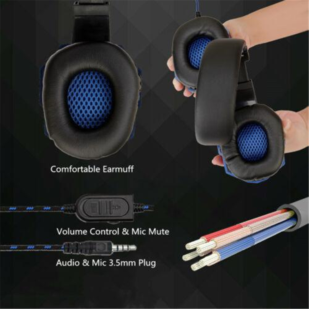 Headphone Gaming berkabel, unt - Home Cinema Pc ulasan dan harga