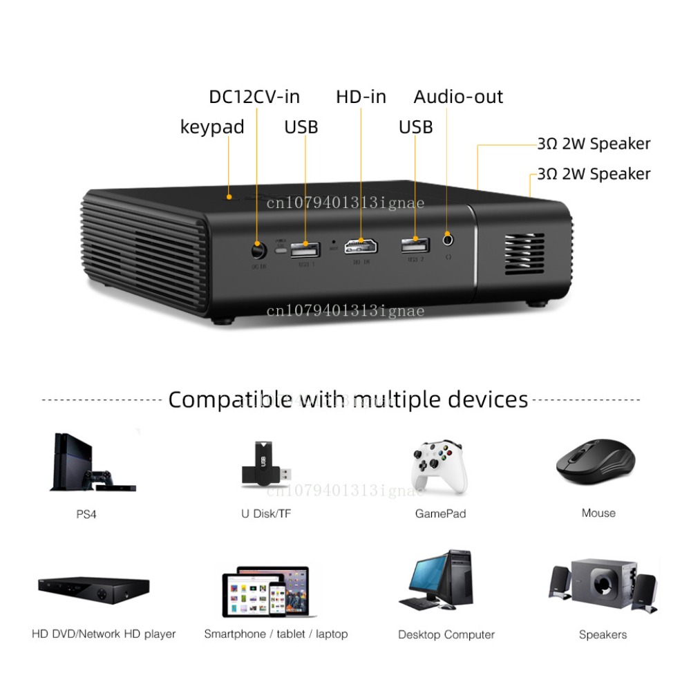 Proyektor U30 Top Sale 3D 4K P - Home Cinema Projector 4K ulasan dan harga