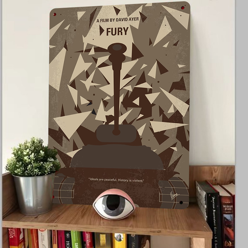 Poster Film Fury Seni Dinding  - Home Cinema Inspiration ulasan dan harga