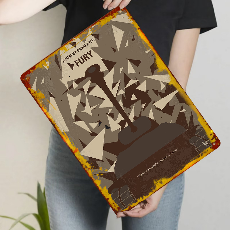 Poster Film Fury Seni Dinding  - Home Cinema Inspiration ulasan dan harga
