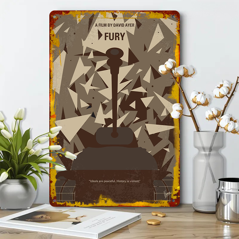 Poster Film Fury Seni Dinding  - Home Cinema Inspiration ulasan dan harga