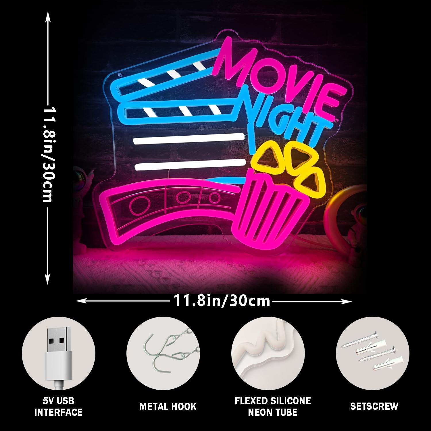 Lampu Neon LED USB yang Dapat  - Home Cinema Night ulasan dan harga