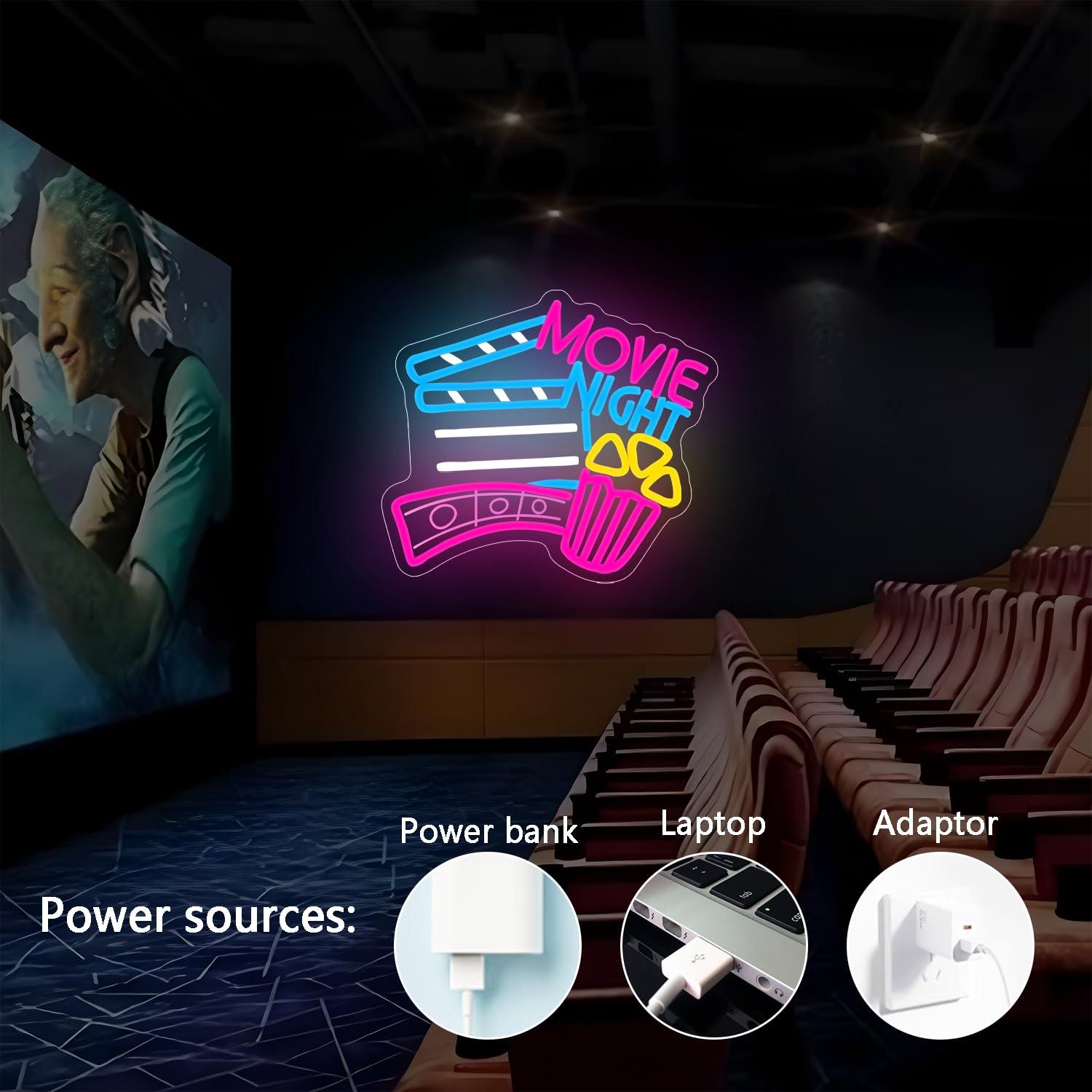 Lampu Neon LED USB yang Dapat  - Home Cinema Night ulasan dan harga