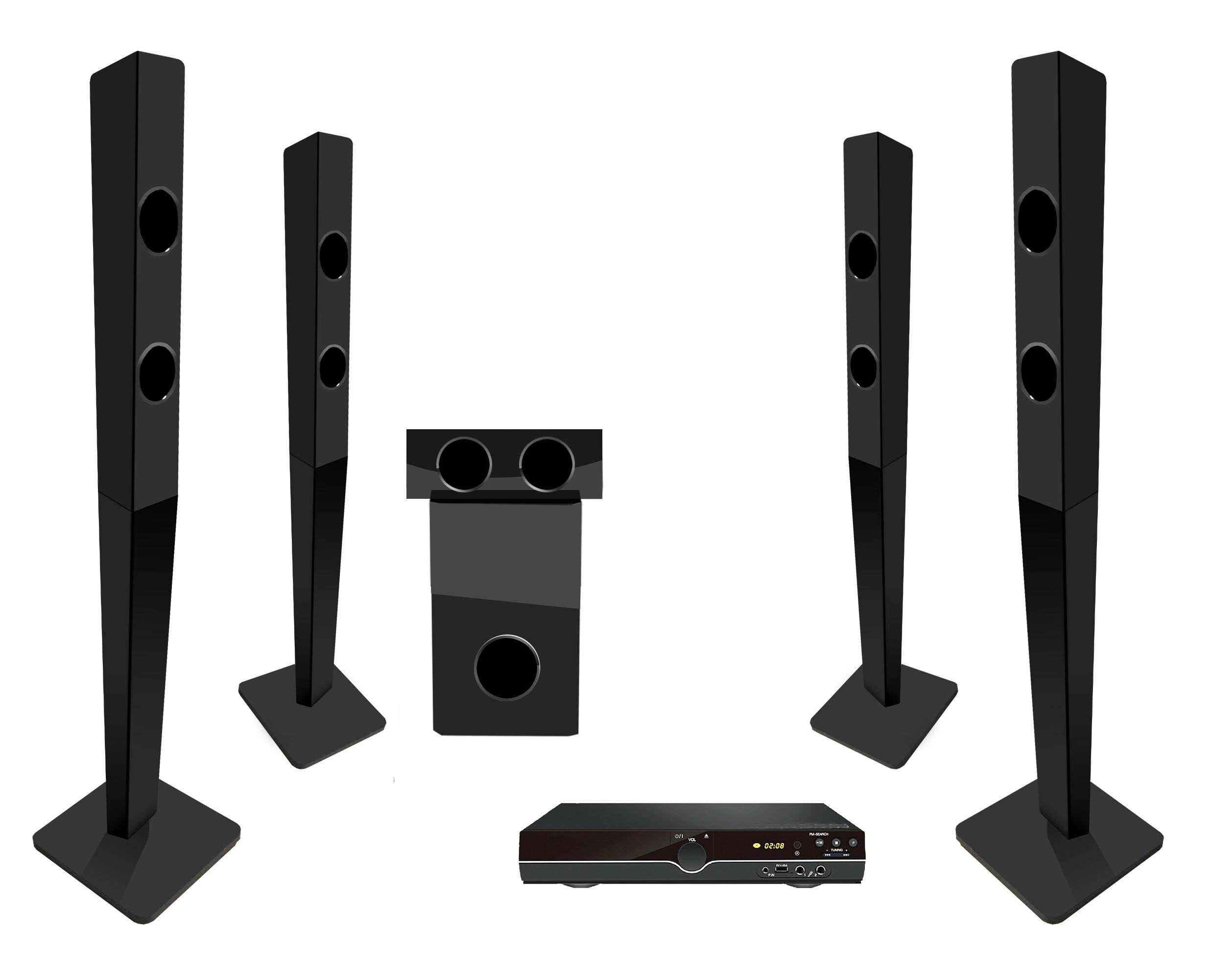 Speaker Home Theater 5.1ch Ter - Home Cinema With Wireless Rear Speakers ulasan dan harga
