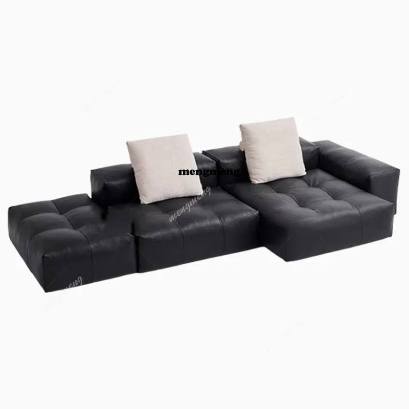 Sofa Kulit Nordik Minimalis Me - Home Cinema Sofa ulasan dan harga