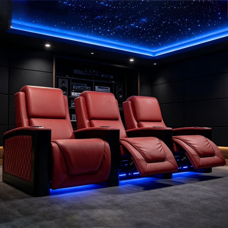 Home theater pribadi, ruang au - Home Cinema Sofa ulasan dan harga
