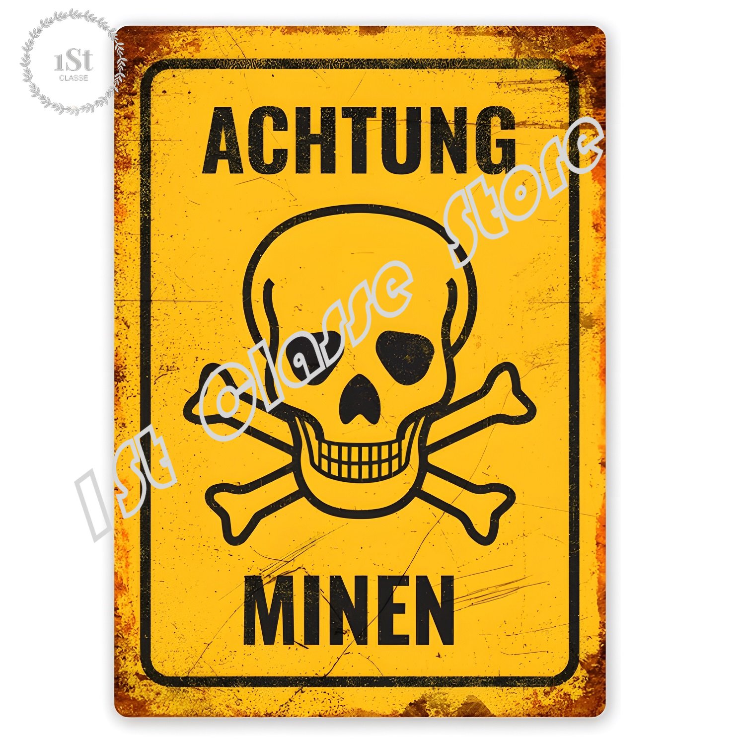 Achtung Minen Dekorasi Dinding - Home Cinema Logo ulasan dan harga