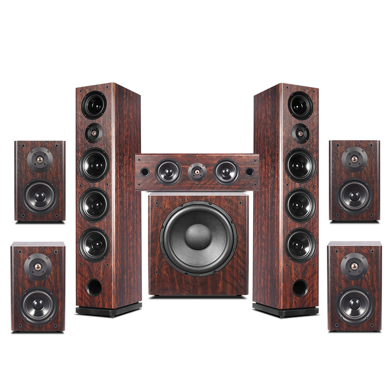 7.1 Sistem Home Theater Lantai - Home Cinema With Wireless Rear Speakers ulasan dan harga