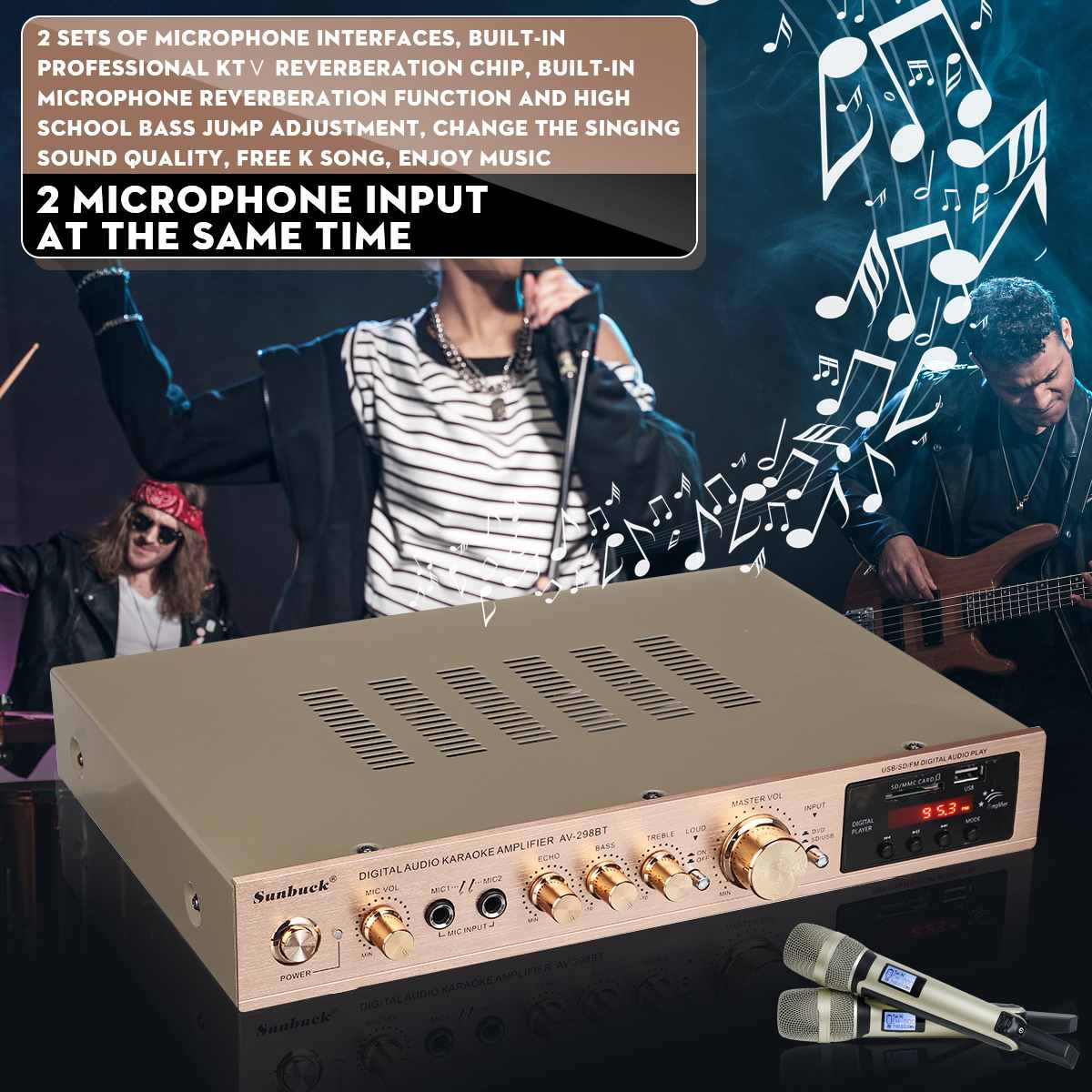 110/220V 2000W Amplifier Daya  - Home Cinema Choice ulasan dan harga