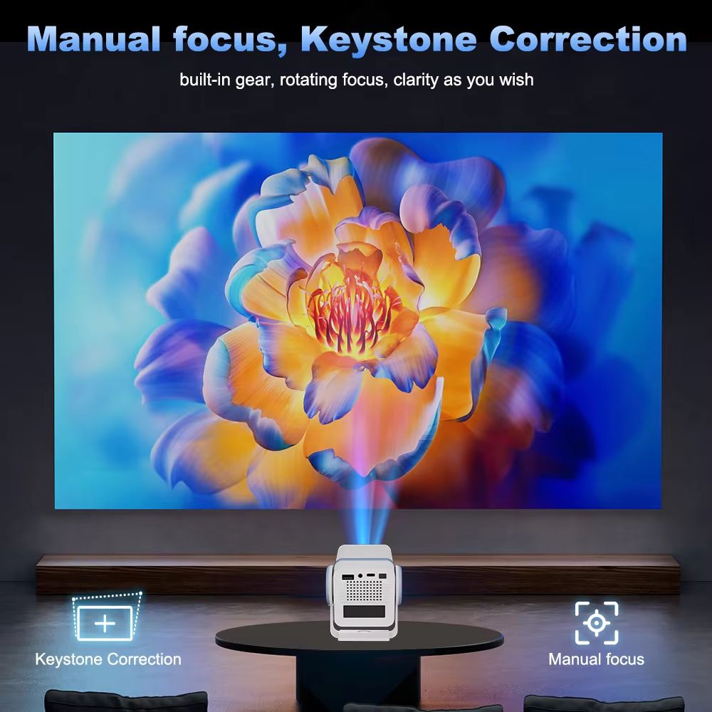 Proyektor DESS Android 13 Dual - Home Cinema Night ulasan dan harga