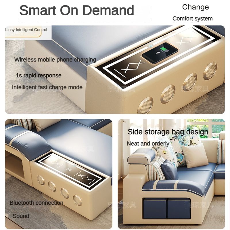 Set Sofa Ruang Tamu Terbaru Mo - Home Cinema Sofa ulasan dan harga