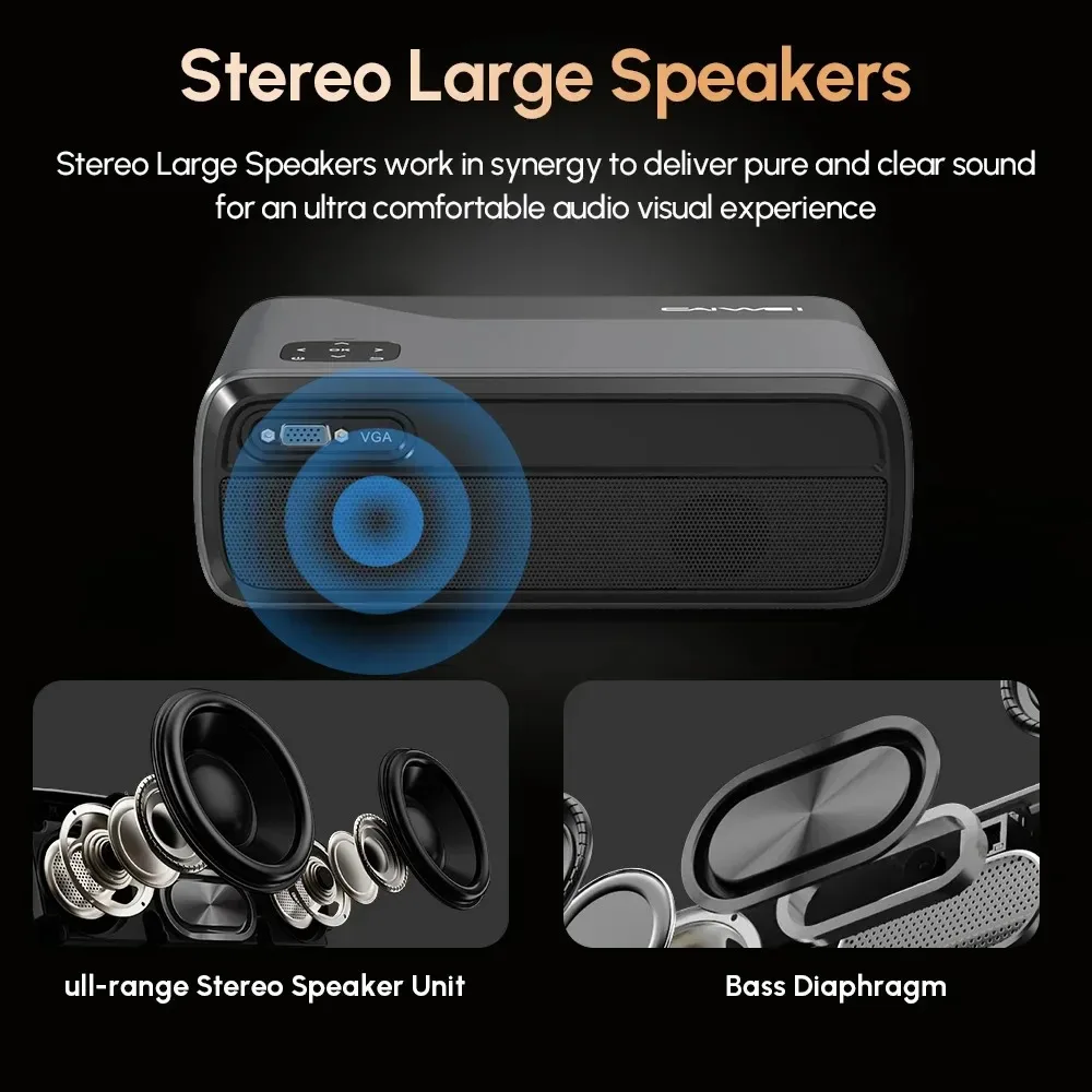 Proyektor ApexTPA8 Android 14  - Home Cinema Night ulasan dan harga