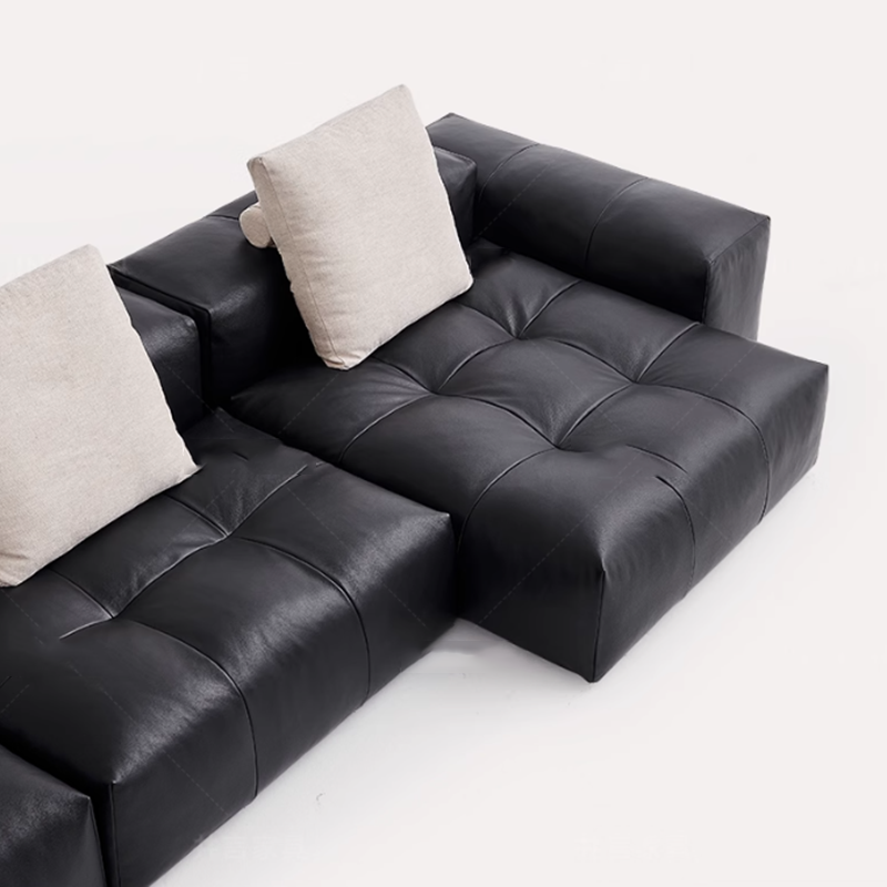 Sofa Kulit Nordik Minimalis Me - Home Cinema Sofa ulasan dan harga