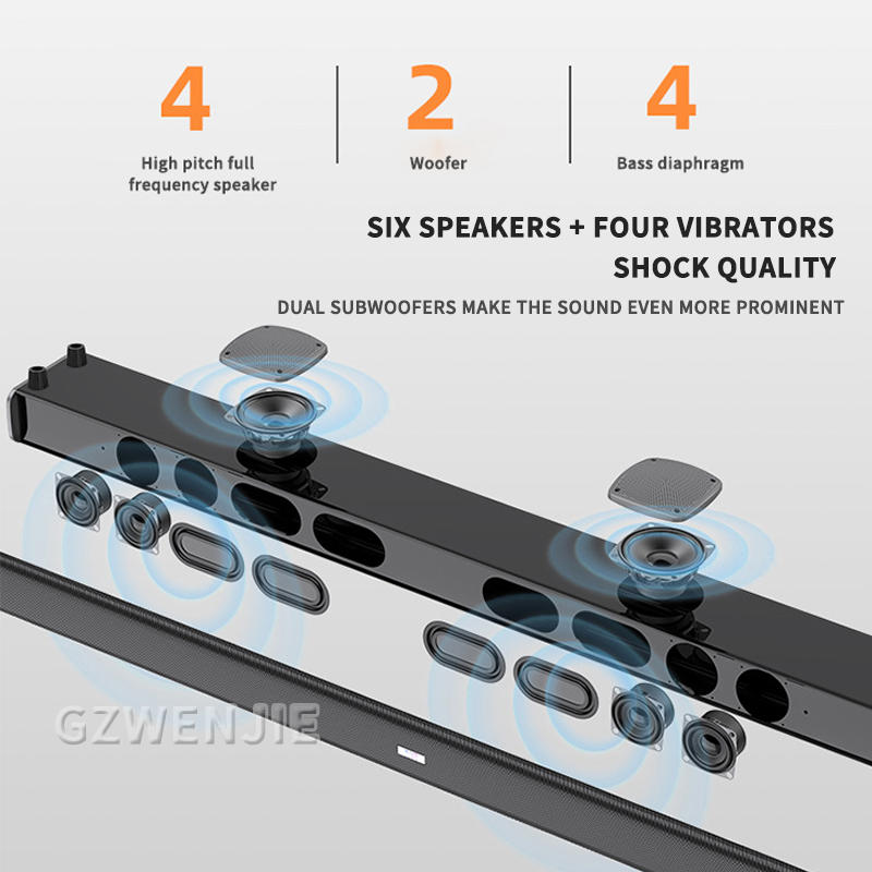Home Theater Echo Wall TV Soun - Home Cinema With Wireless Rear Speakers ulasan dan harga