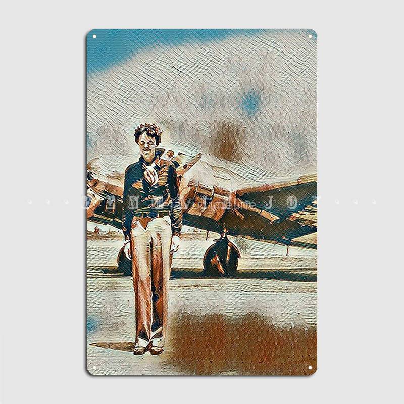 Amelia Earhart dengan Her Lock - Home Cinema Logo ulasan dan harga