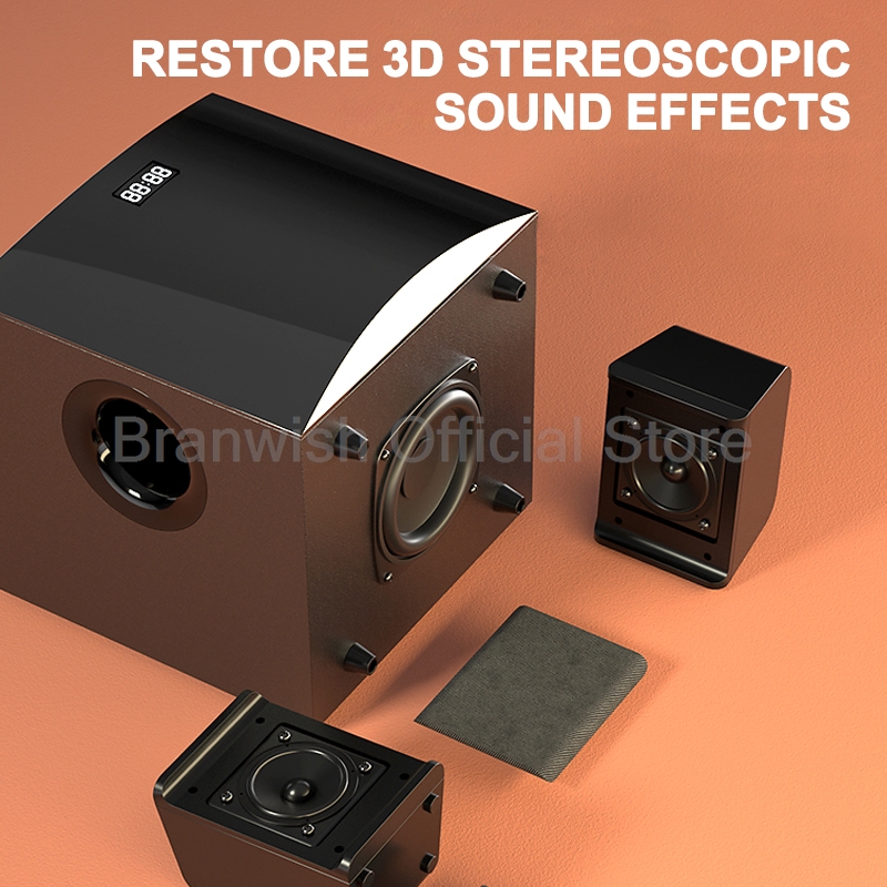 2.1 Amplifier Kotak Suara 31W  - Home Cinema With Wireless Rear Speakers ulasan dan harga