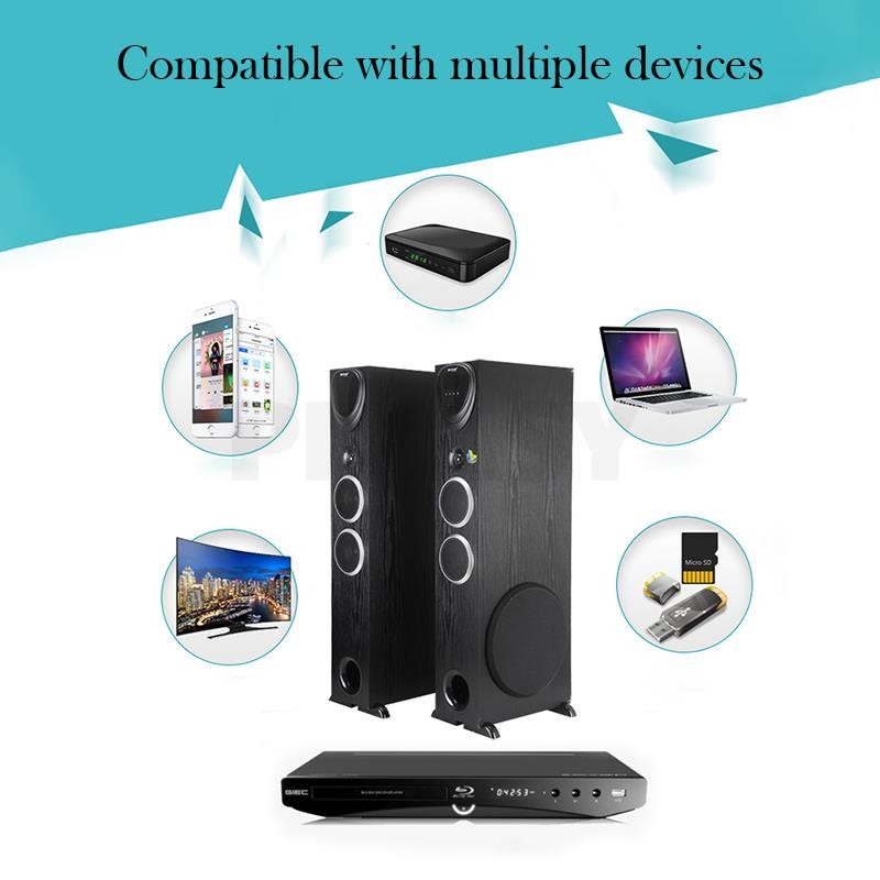 Speaker Aktif 10 Inch 200W Blu - Home Cinema With Wireless Rear Speakers ulasan dan harga