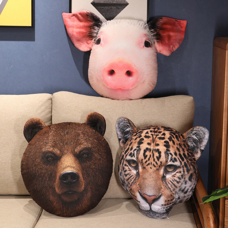 40Cm 3D Simulasi Hewan Kepala  - Home Cinema Chairs ulasan dan harga