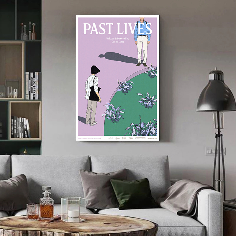 Past Lives 2023 Poster Film ce - Home Cinema The Drama ulasan dan harga