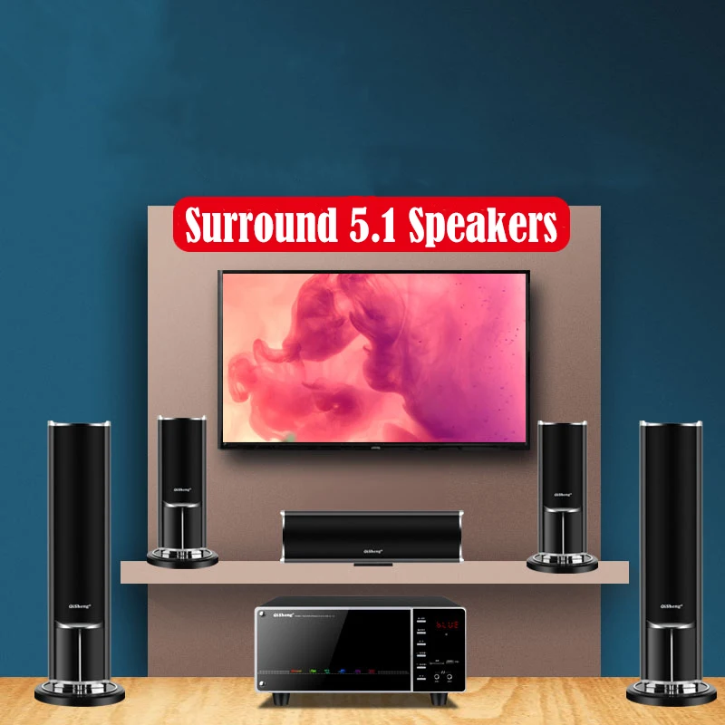 1000W Daya Tinggi Caixa De Som - Home Cinema Speaker System ulasan dan harga
