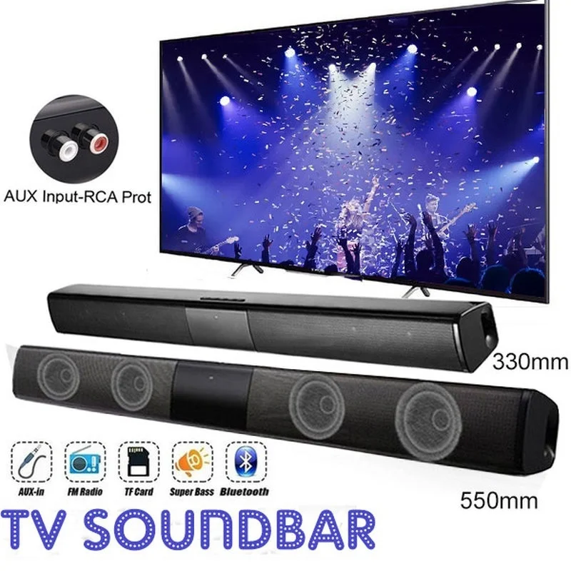 Soundbar daya tinggi 40W untuk - Home Cinema Speaker System ulasan dan harga