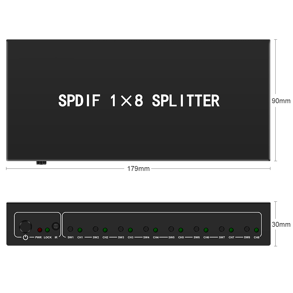 Pemisah Audio optik, 1 in 8 Ou - Home Cinema Choice ulasan dan harga