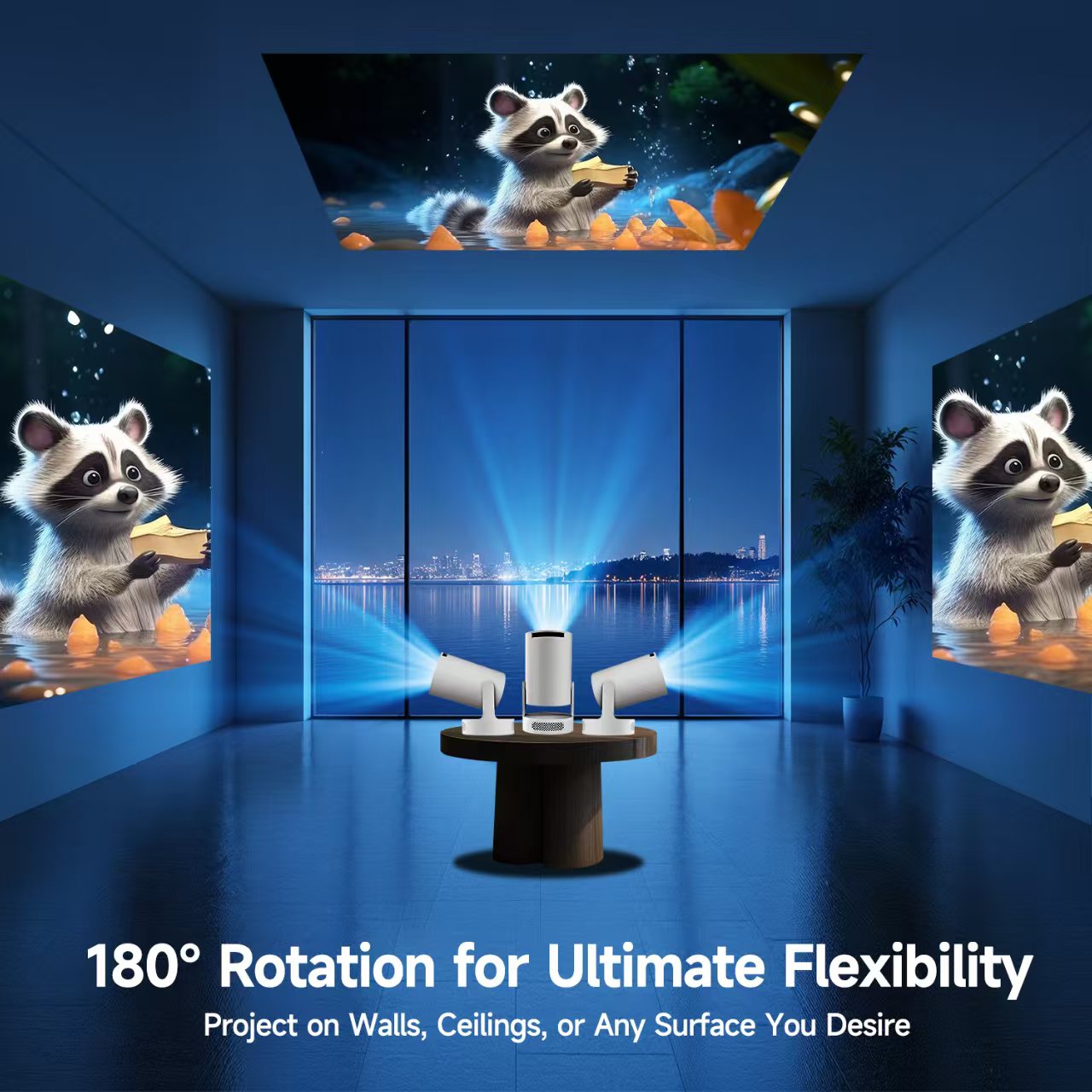 Proyektor Portabel Mini HY300  - Home Cinema Night ulasan dan harga