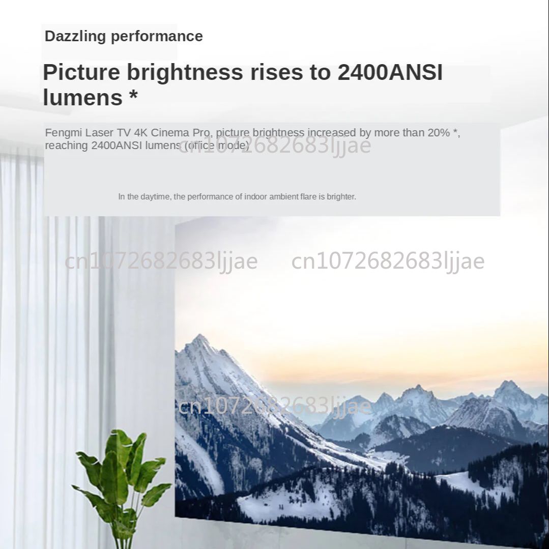 TV Proyektor Laser 4K Cinema P - Home Cinema Projector 4K ulasan dan harga