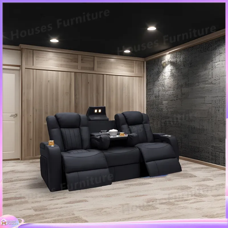 Kursi Sofa Recliner Kulit untu - Home Cinema Chairs ulasan dan harga