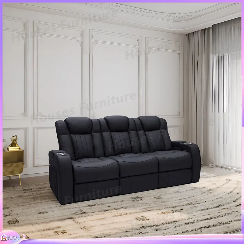 Kursi Sofa Recliner Kulit untu - Home Cinema Chairs ulasan dan harga