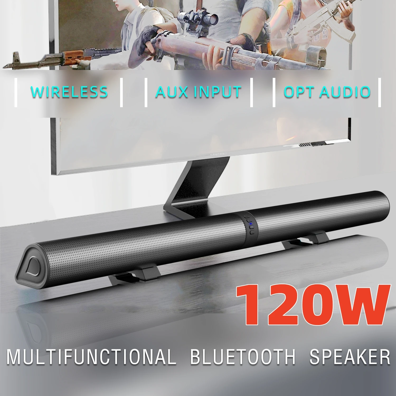 Soundbar FM speaker Bluetooth  - Home Cinema Speaker System ulasan dan harga