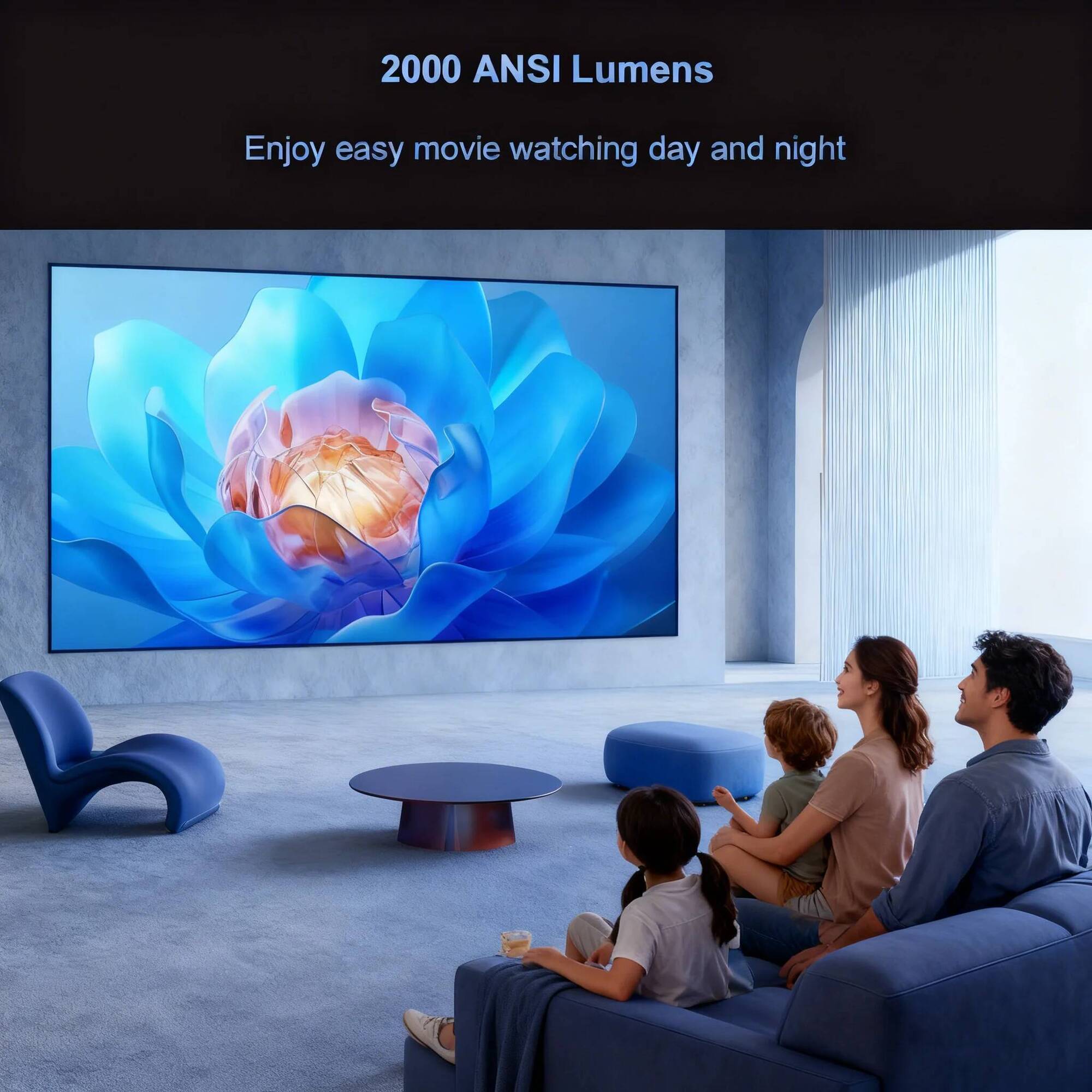Proyektor Portabel Full HD Fli - Home Cinema Pc ulasan dan harga